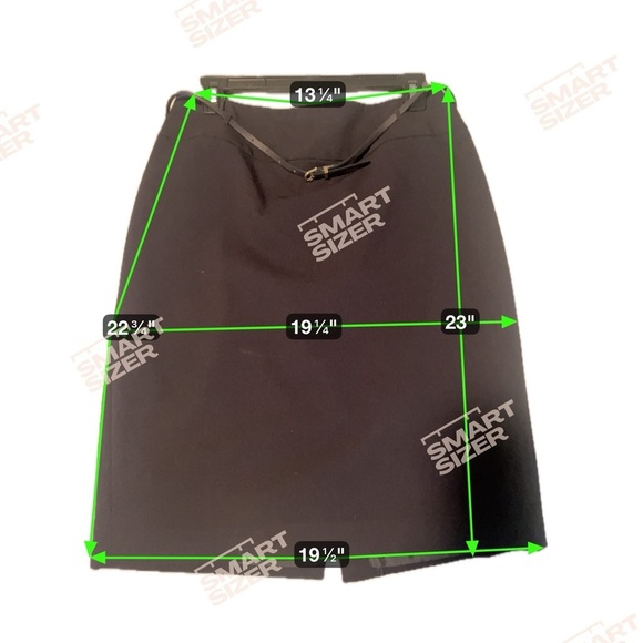 Liz Claiborne Navy Blue A-Line Skirt - Picture 8 of 8